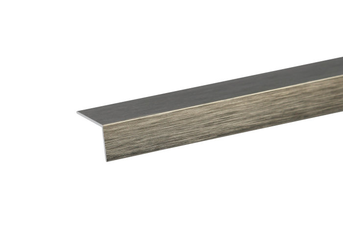 Vinkellist Alu Borstad 15 x 15 mm - 1 m